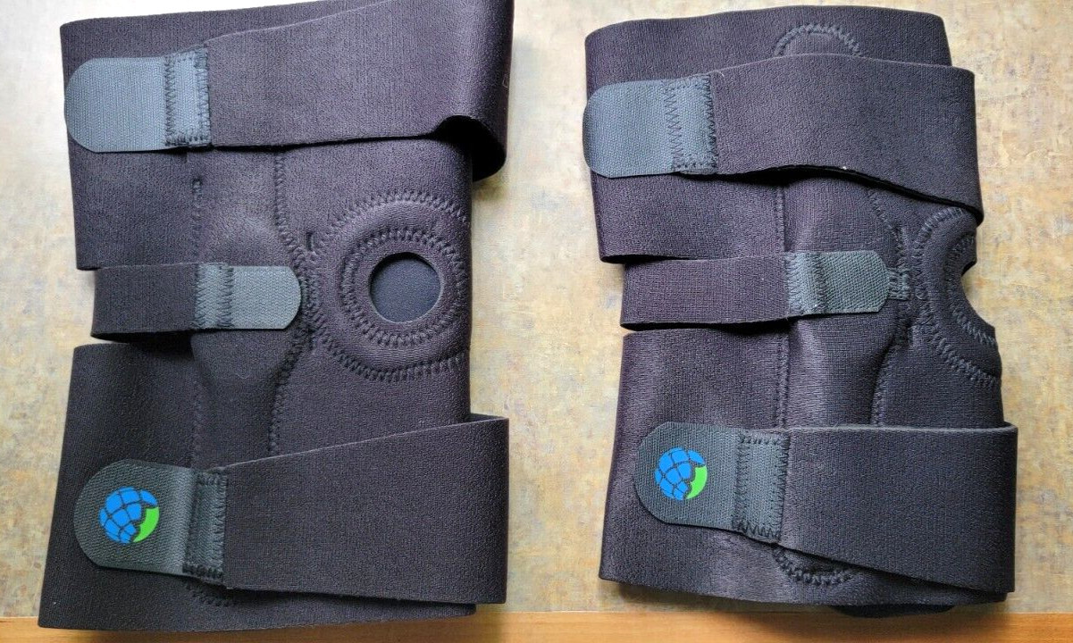 TWO Doctor in the House UNIVERSAL HINGED KNEE BRACES The Cross Fit 6100