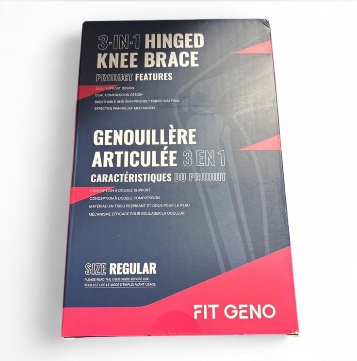 Fit Geno 3-in-1 Hinge Knee Brace Size Regular