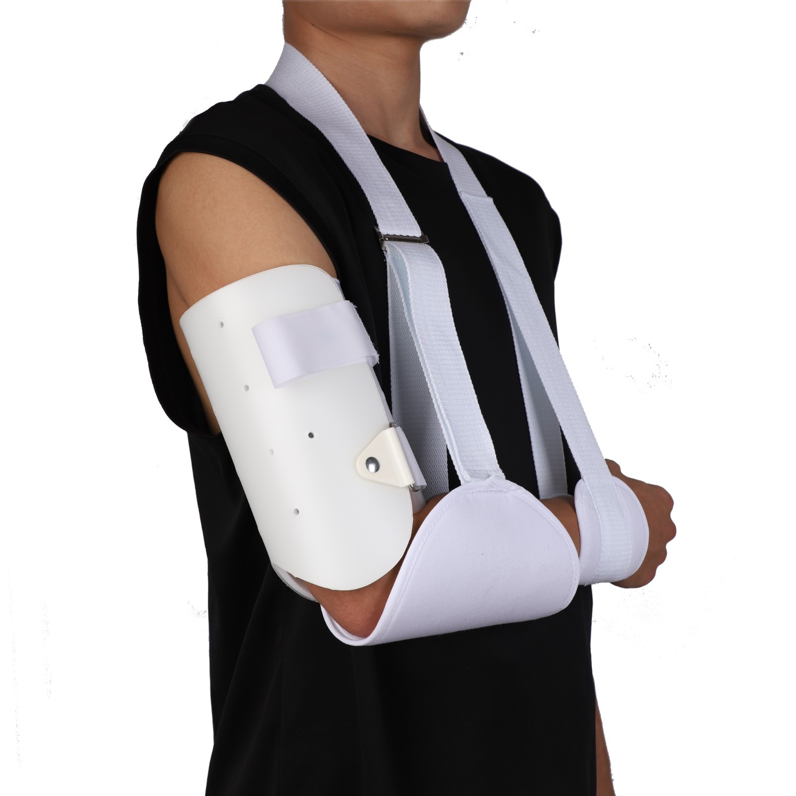 Humeral Fracture Brace,Adjustable Upper Arm Sling for Broken Humerus