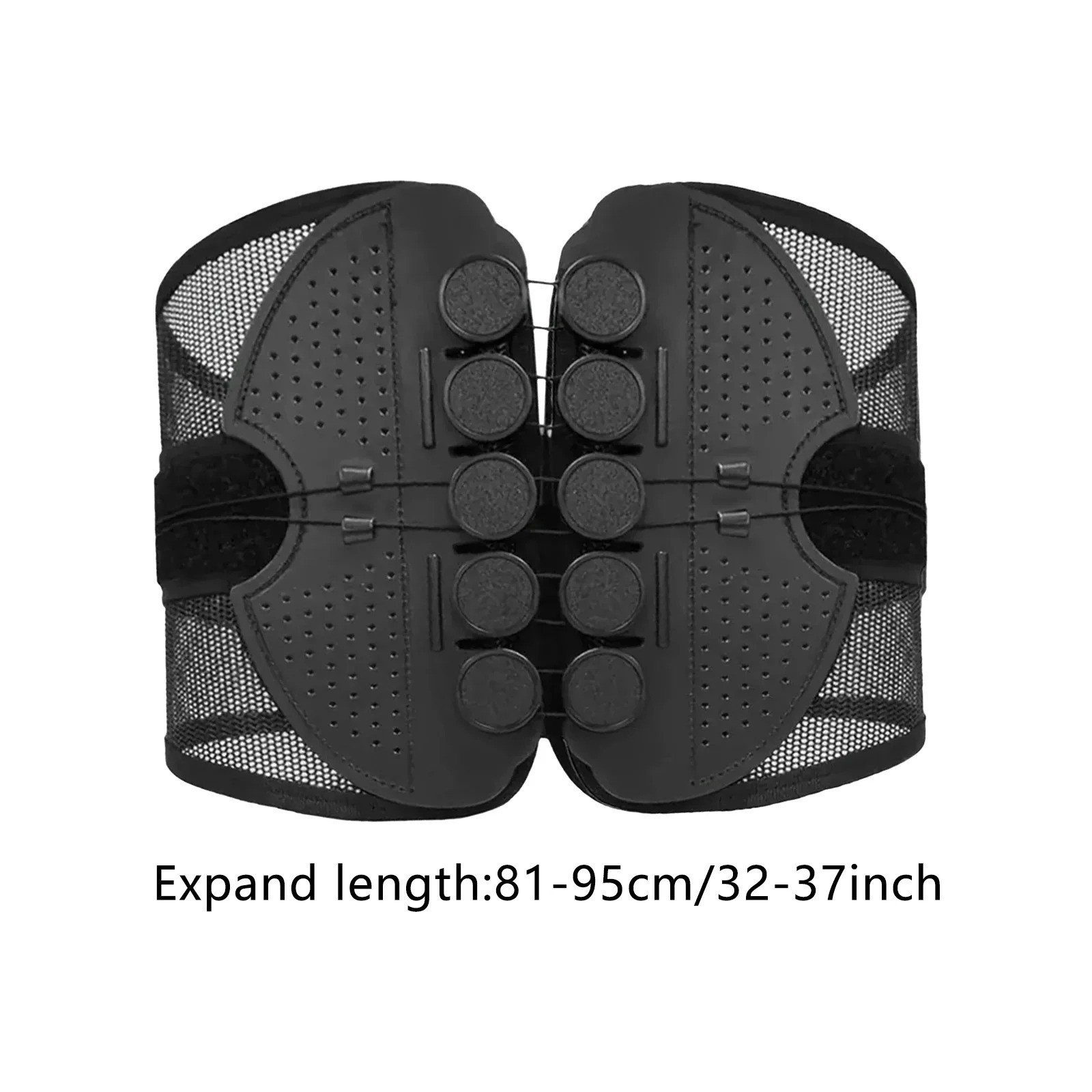 Unisex Lumbar Support Belt Breathable Waist Back Brace Posture Protector Wrap