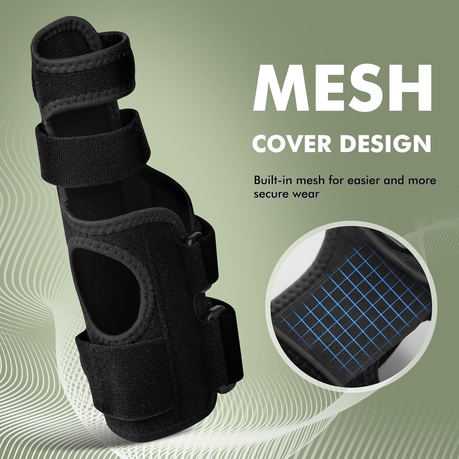 Customizable Finger Splint for Adult Hand Injuries – Index, Ring & Pinky L/XL