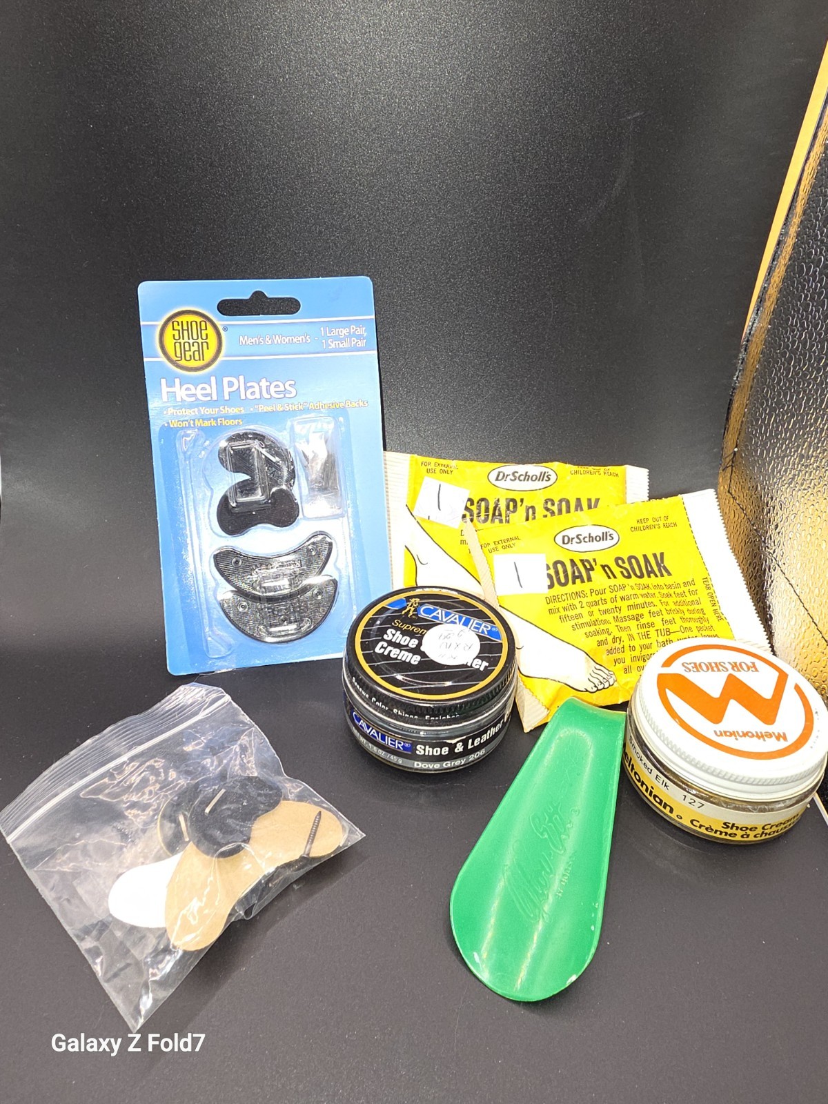 Orthotic Feet Shoe Gear Lot Bundle Heel Plates Polish Soap Soak Cream Horn Care