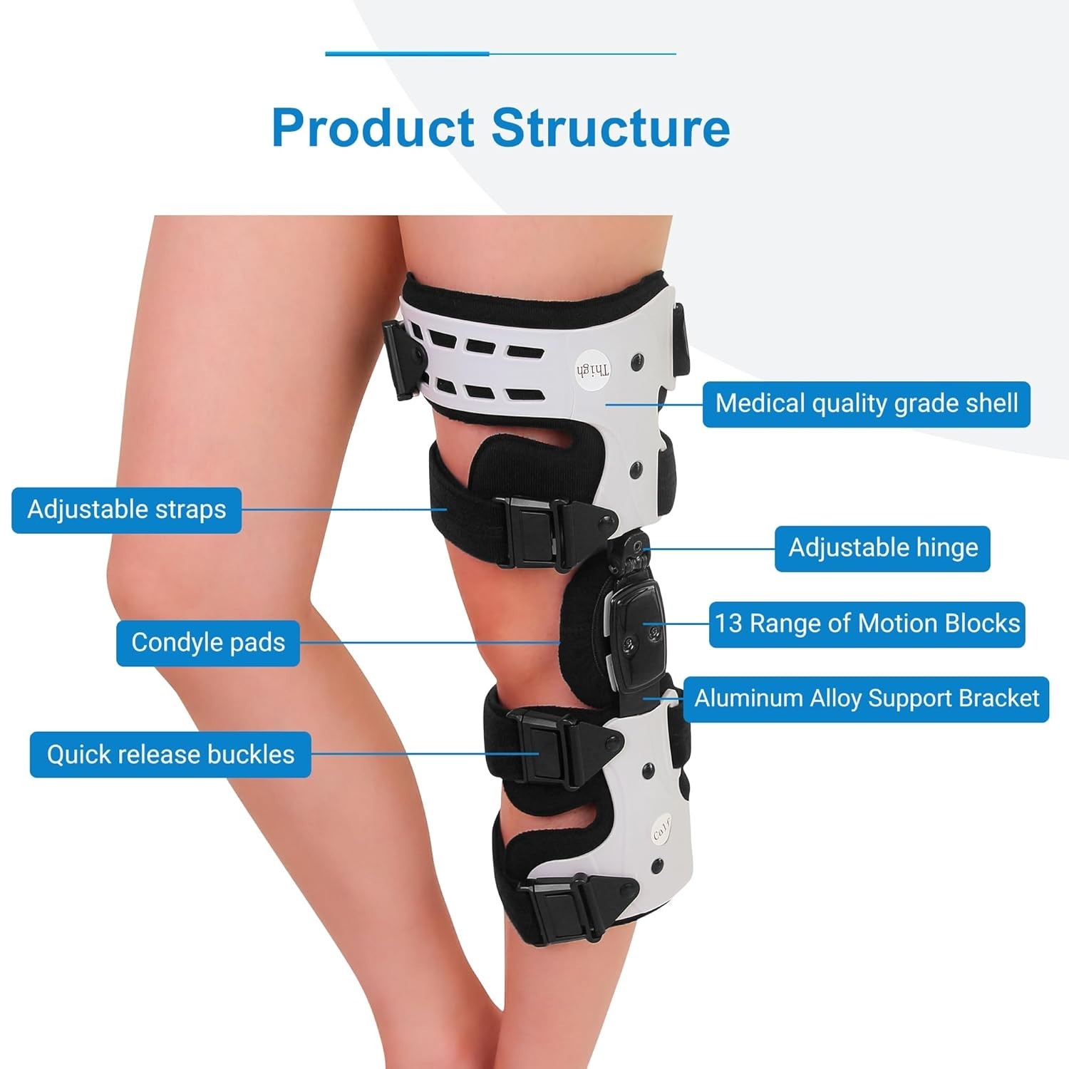 Unloader knee brace-Lightweight, Low Profile Brace for Arthritis Pain & Support