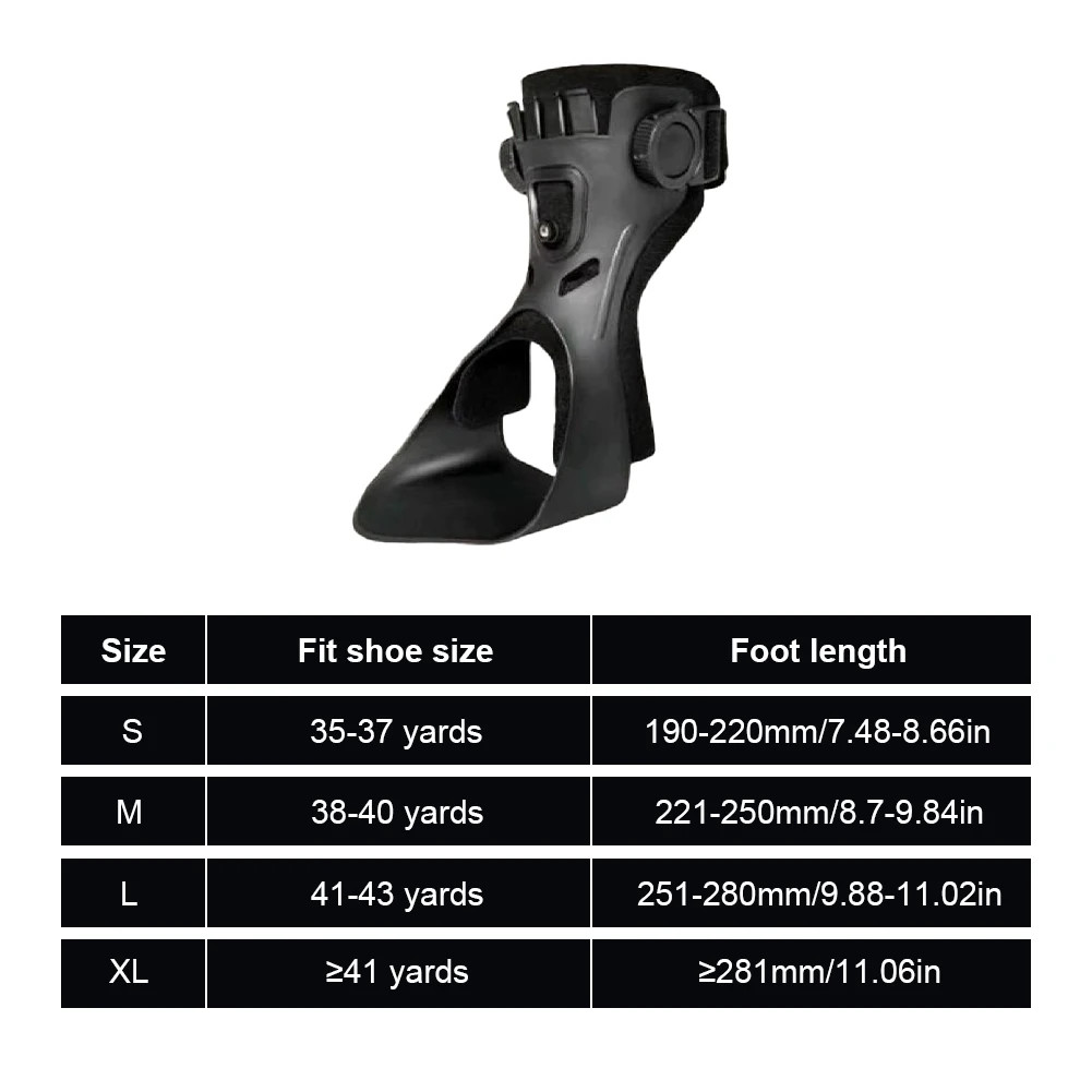 Drop Foot Brace AFO Ankle Strap Support Orthosis for Stroke Hemiplegia Walking