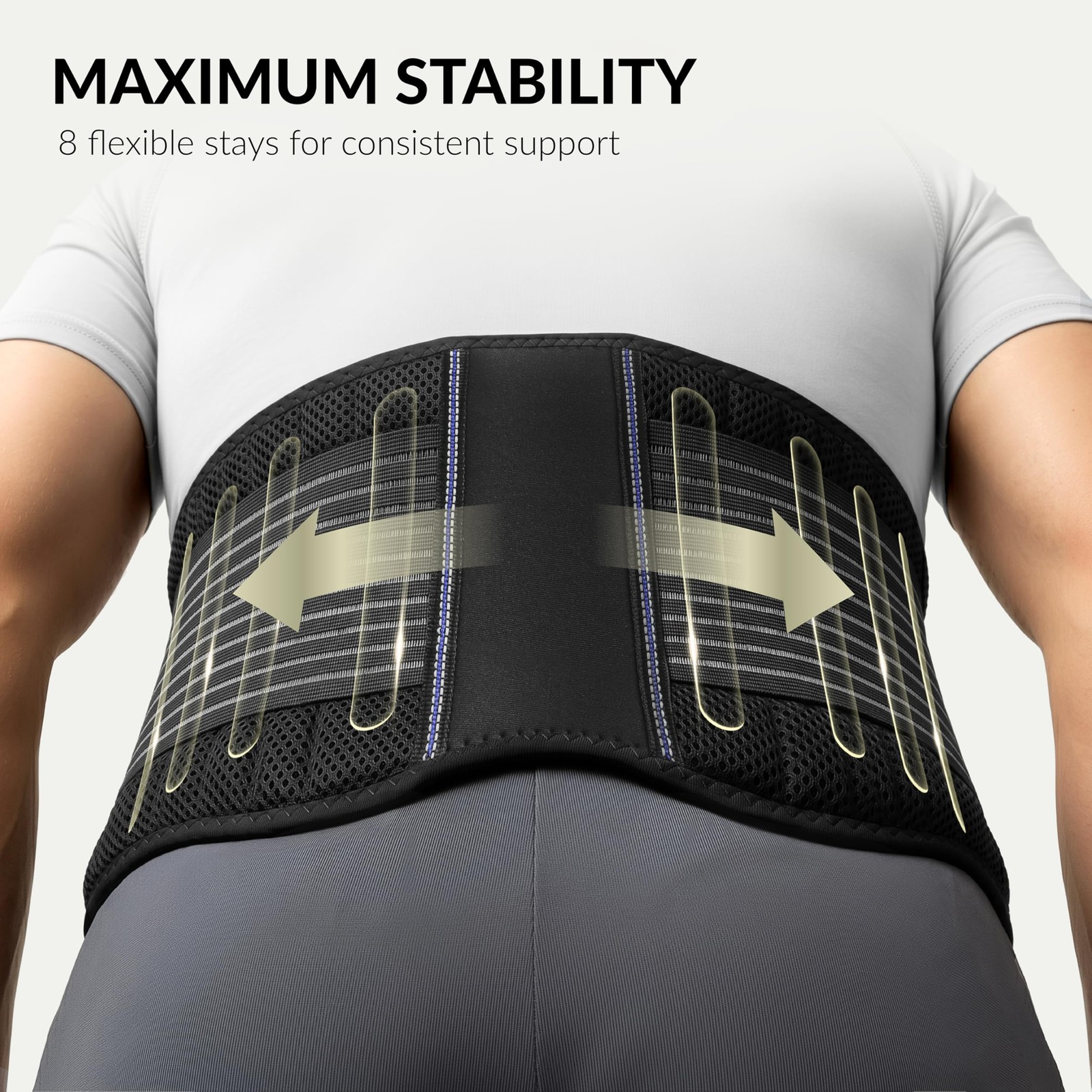Back Brace for Men and Lower Back – Breathable Waist Lumbar Belt for Sciatica…
