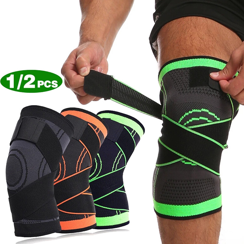 Unisex Knee Pads Brace Sports Support Arthritic Joints Compression Sleeve Gym US