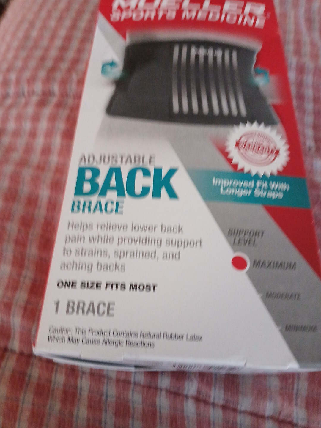 MUELLER Sports Medicine Adjustable Back Brace, Maximum Bck Pain Relief Support