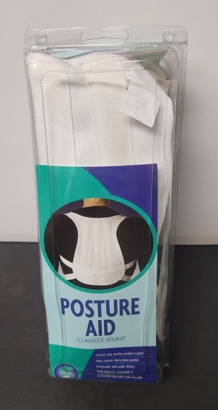 Posture Aid Clavicle Posture Correction Support Orthopedic Brace Sz XL New