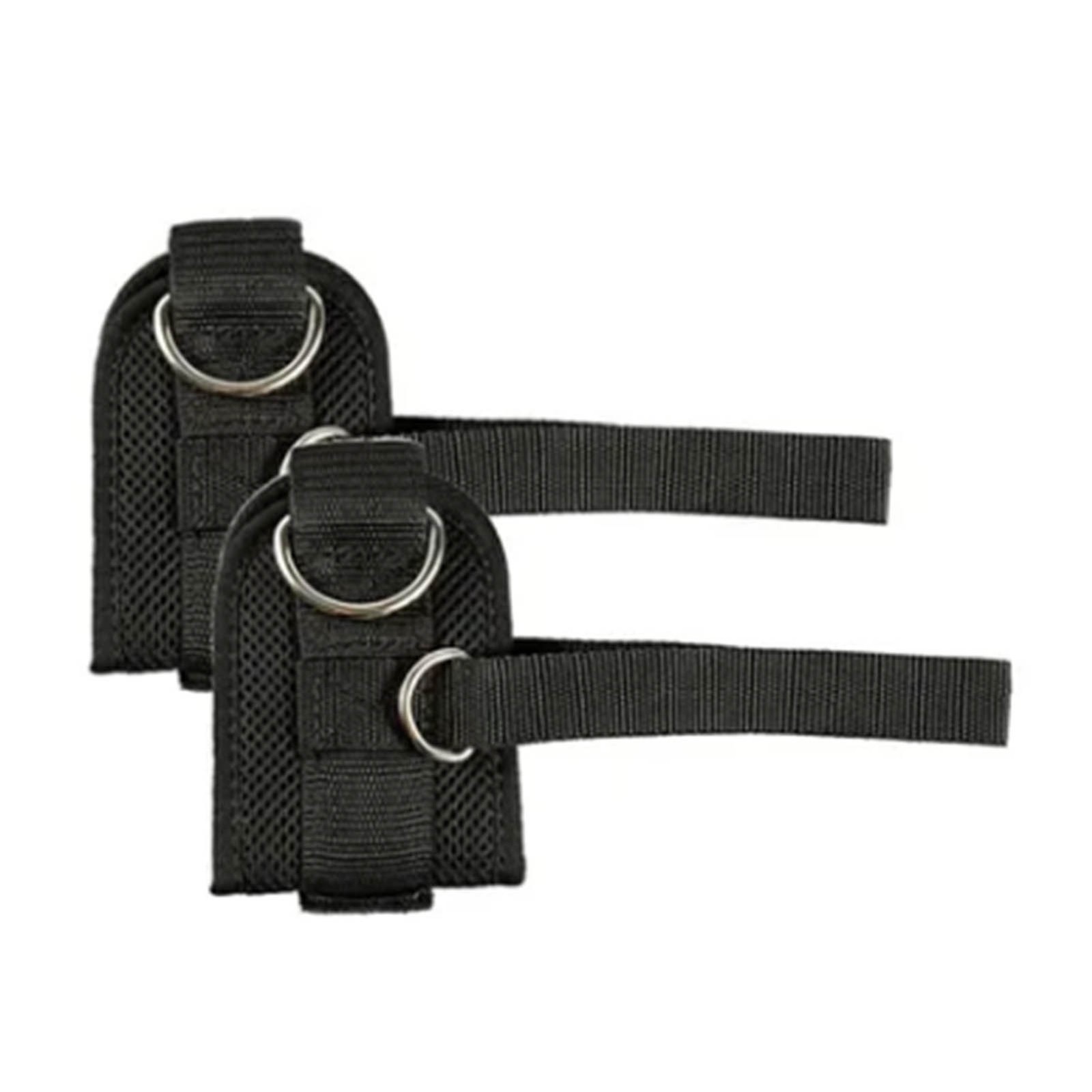 1 Pair Ankle Straps For Cable Machine Fitness Hook & Loop Ankle Cuffs W/