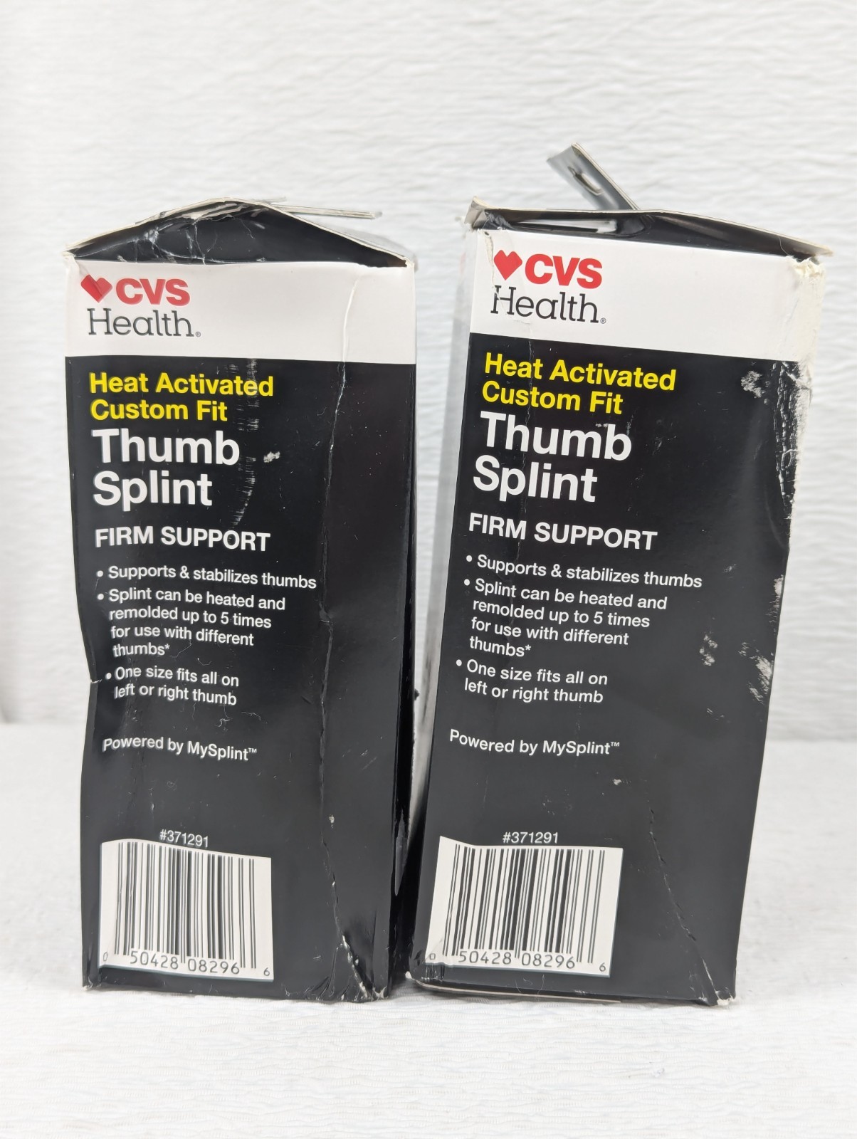 CVS Health – One Size Fits all – Firm Support Thumb Splint – 2 Pack