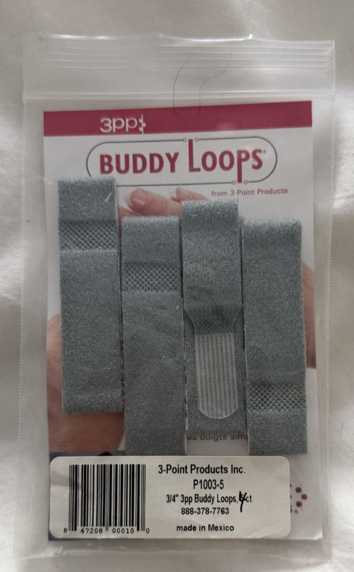 3pp Buddy Loop Finger Splint Straps Finger Tape 3/4″ Gray 4 Pack New
