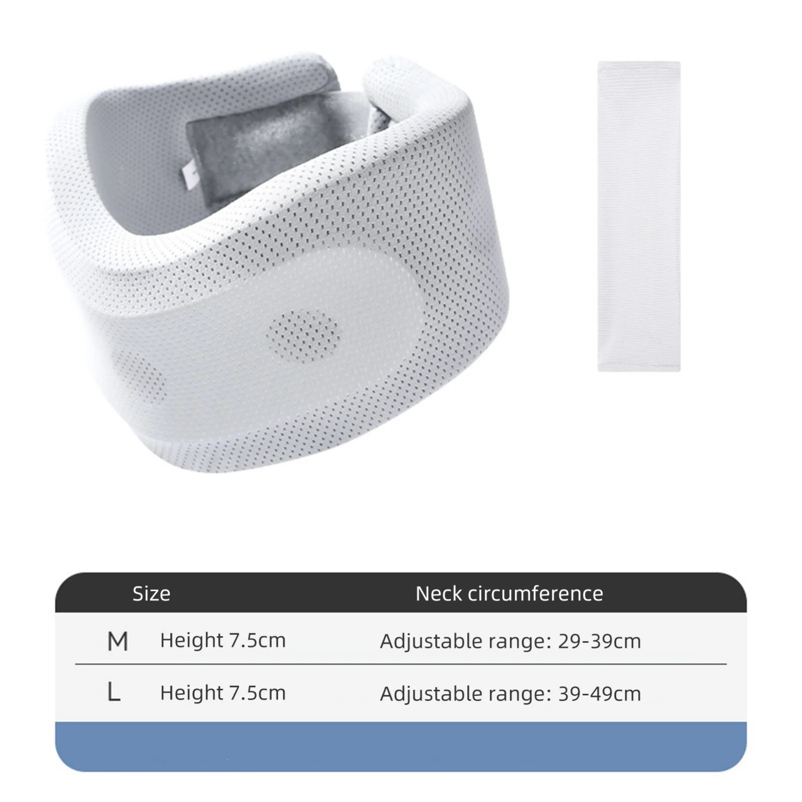 Soft Neck Support Brace Cervical Collar Spine Pressure Relief for Home Office Tr