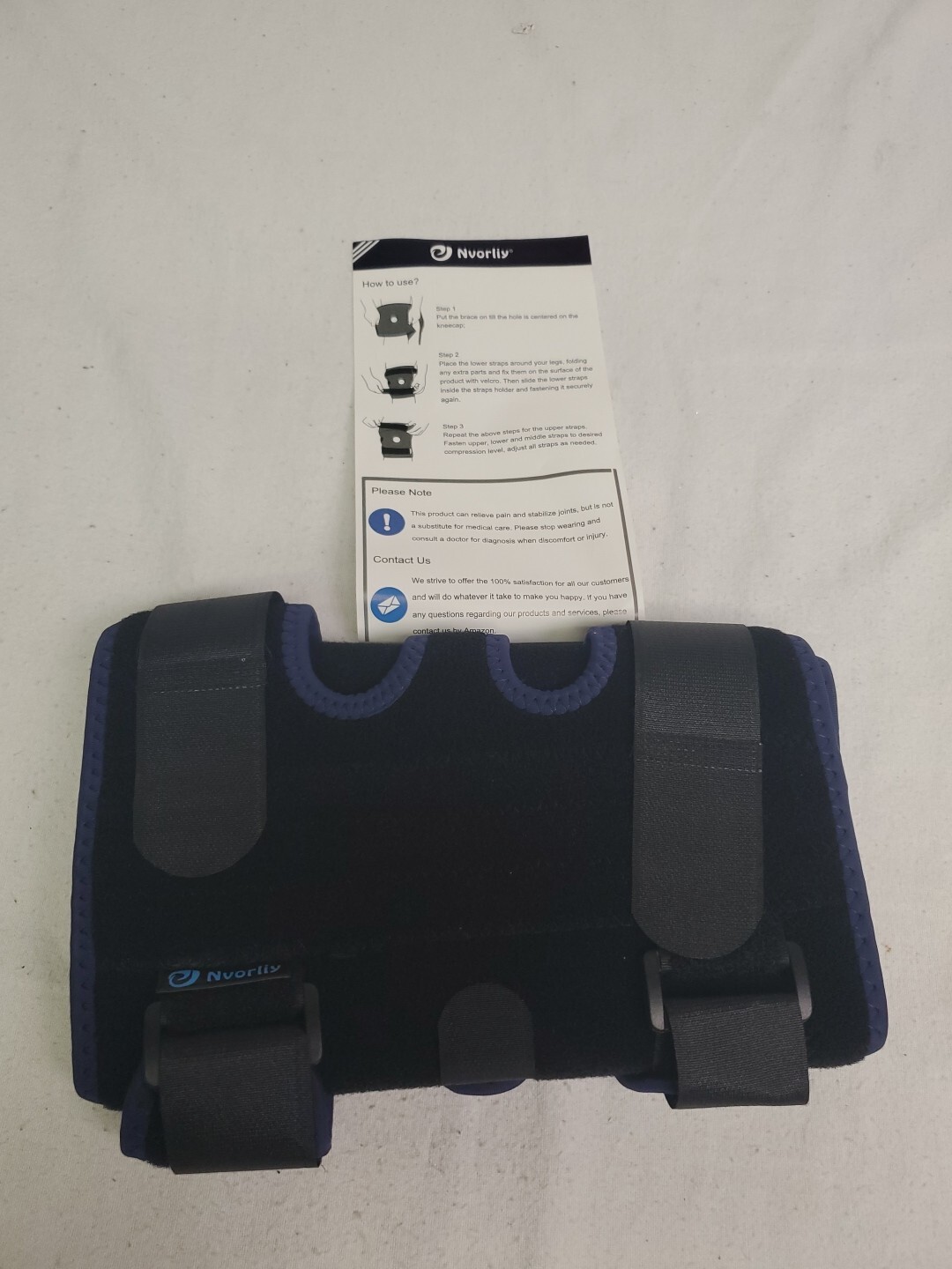 Nvorliy Knee Brace for Knee Pain, Extra Large/2XL Knee Brace 📦