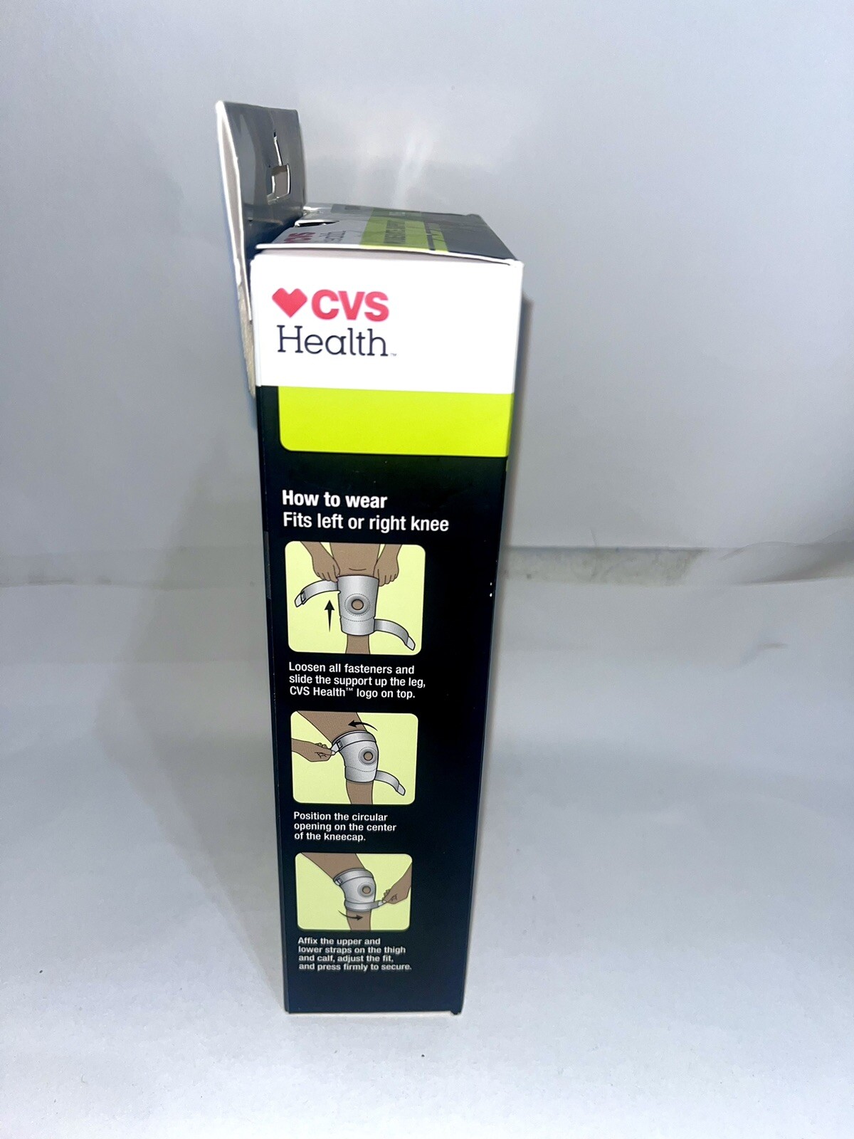 CVS Health Active Compression Knee Support Breathable Material Size SM