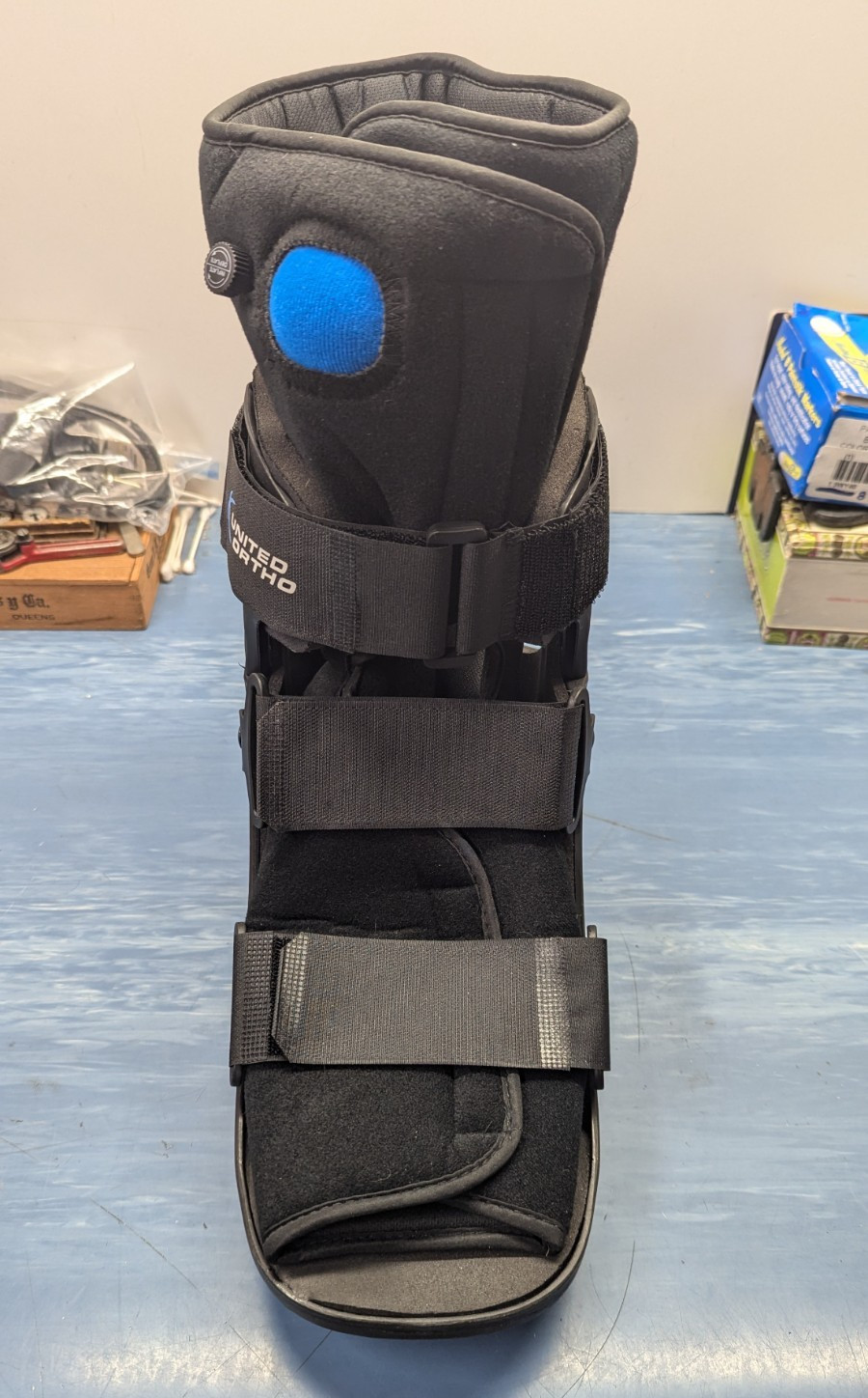 United Ortho Short Air Cam Walker Fracture Boot Extra Large Black Medical Boot