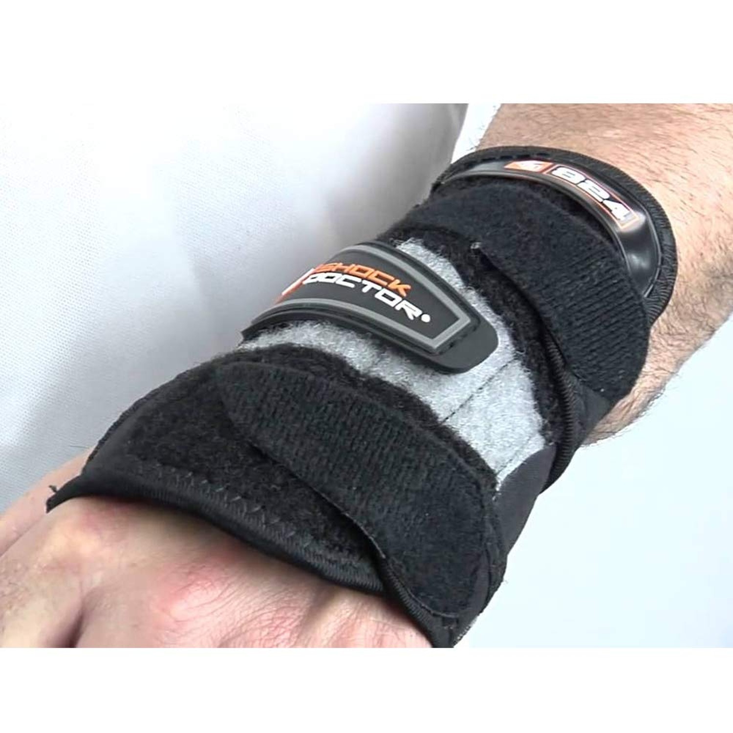 Shock Doctor Wrist 3-Strap Support Black Left: Large