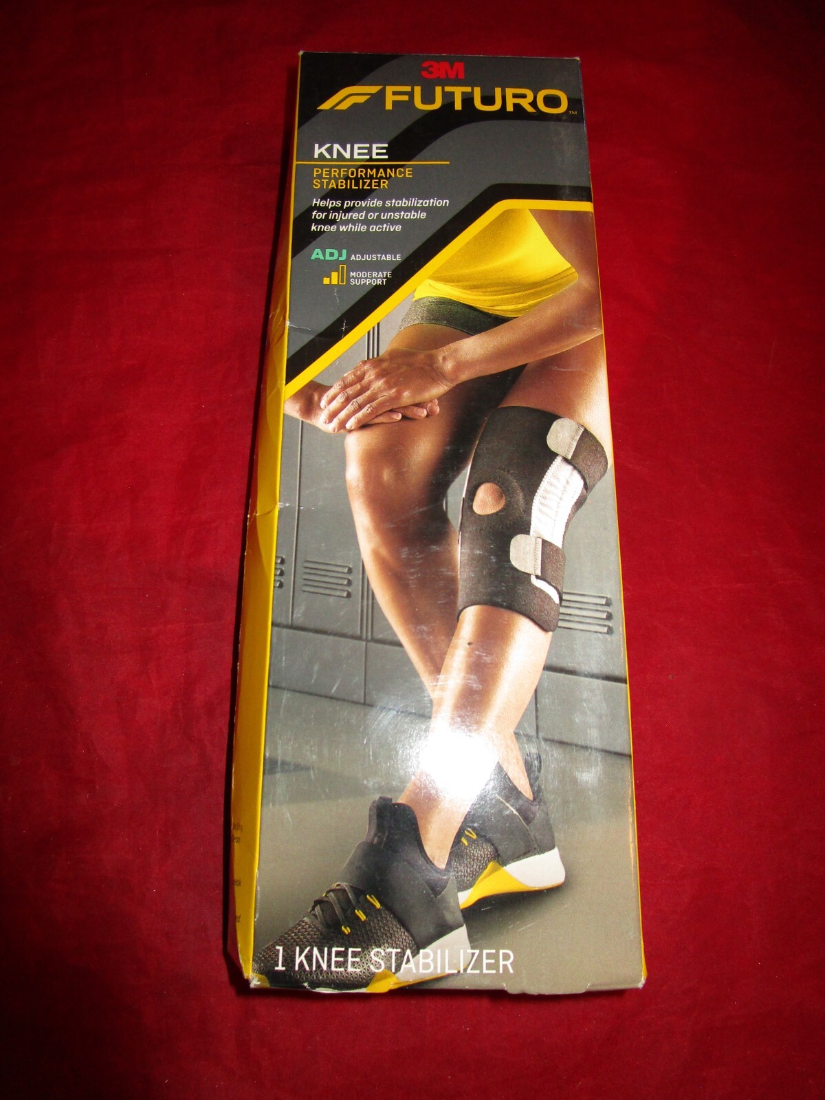 3M Futuro Sport Knee Performance Stabilizer Brace Adjustable Moderate Support