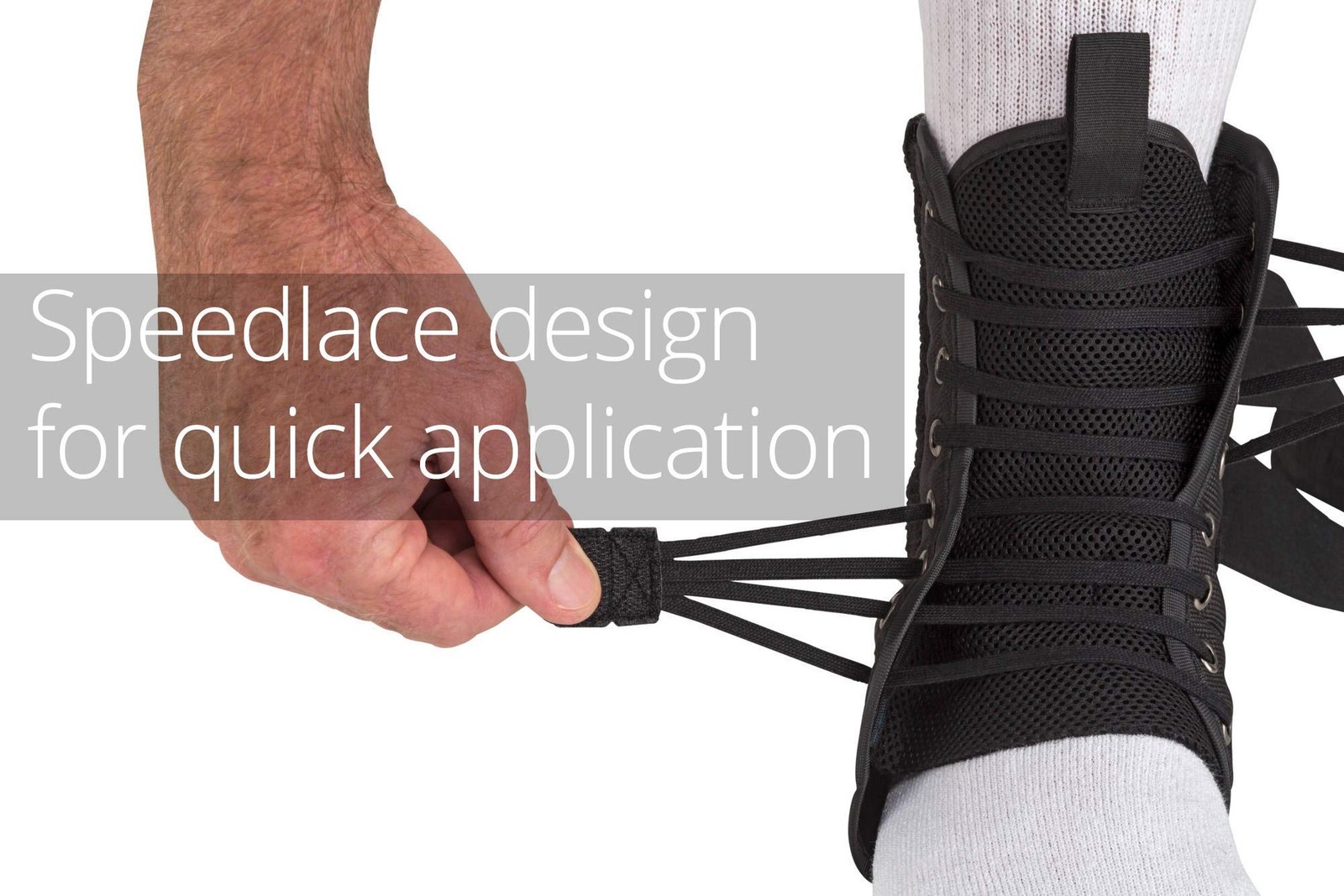 Ossur FormFit Ankle Brace with Speedlace & Figure 8 Straps | Single Pull Clos…