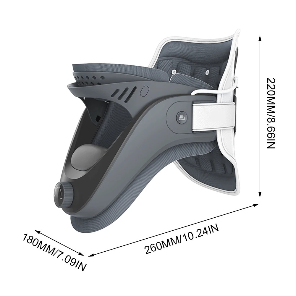 Cervical Neck Traction Device Adjustable Neck and Shoulder Relaxer With Airbag