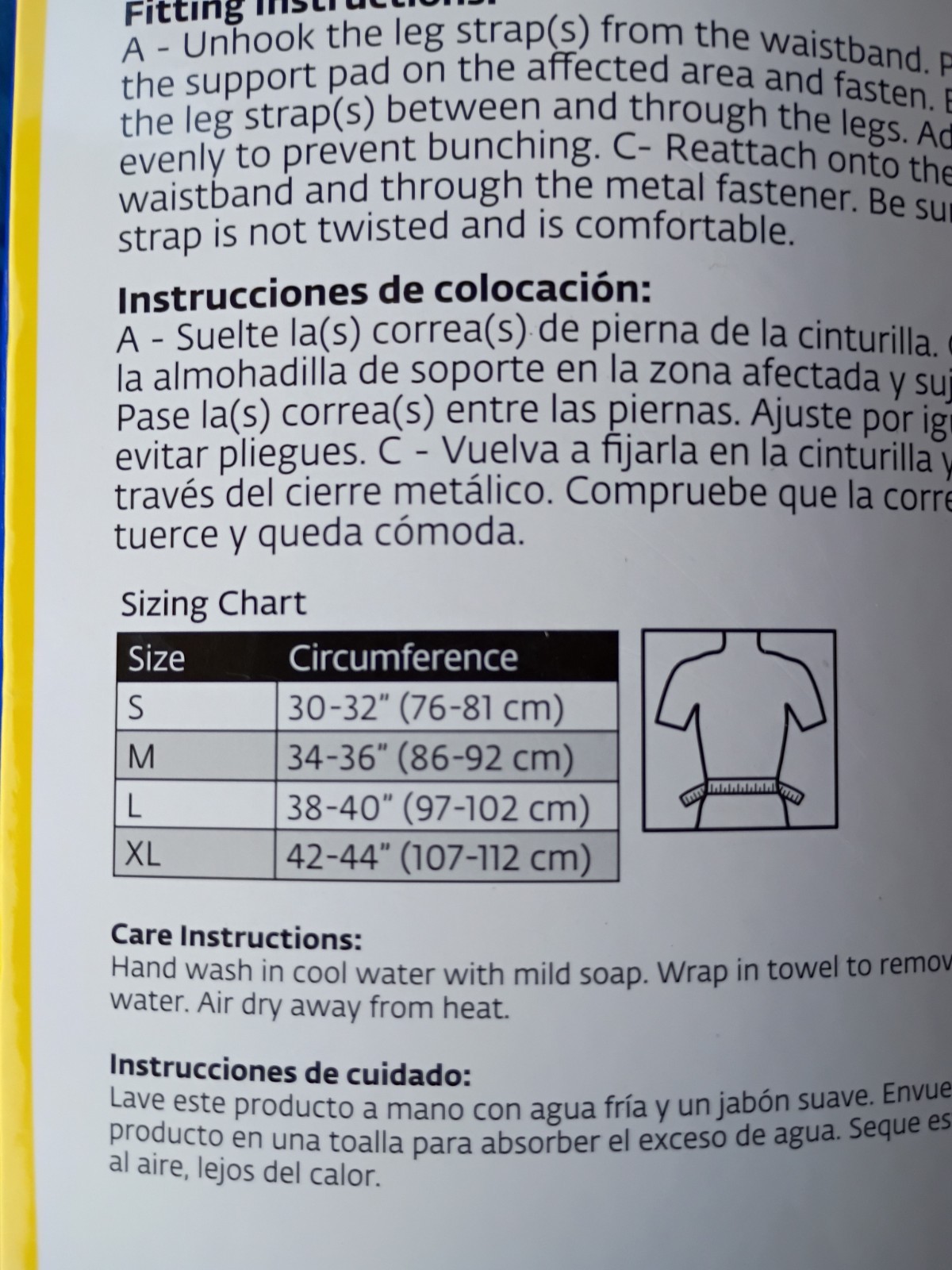 Bell-horn Hernia Guard Abdomen Abdominal Support Size Large 38 – 44 Waist