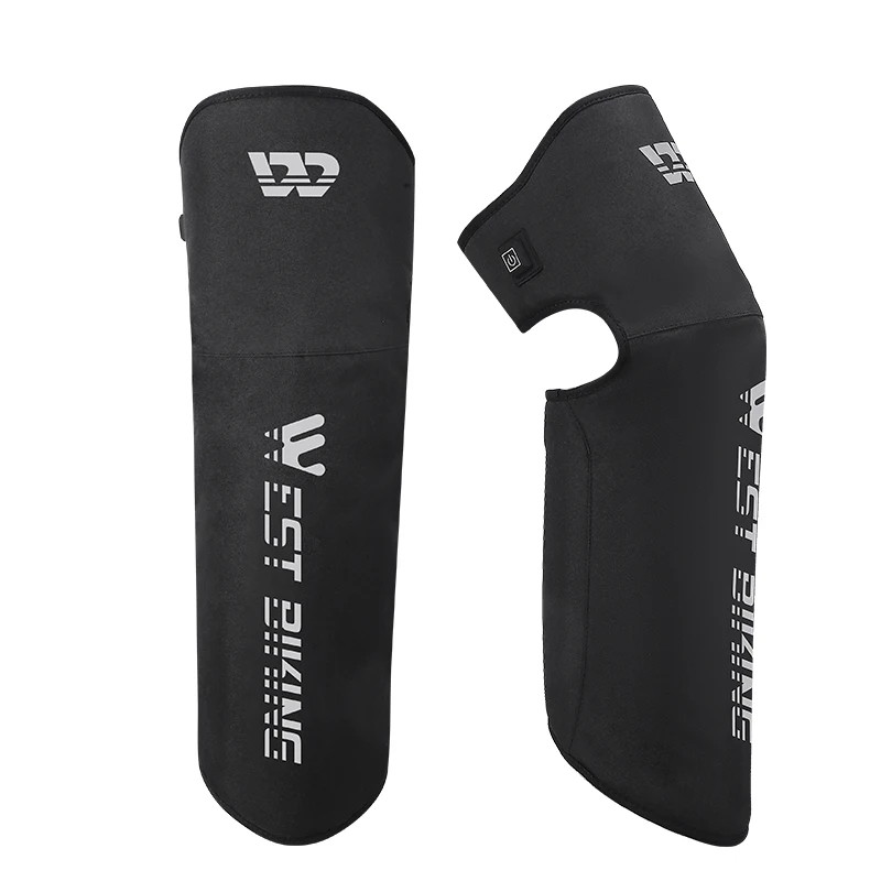 Electric Heating Kneepads Winter Windproof Motorcycle Bike Cycling L