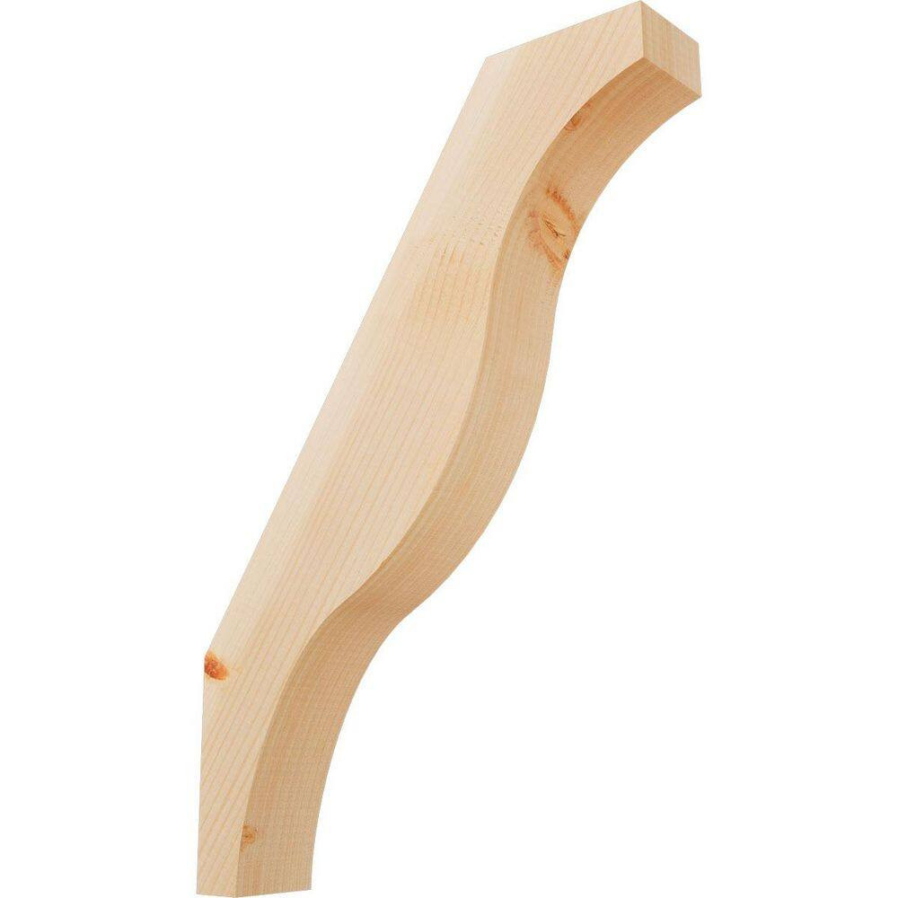 3 1/2″W X 18″D X 26″H Funston Smooth Knee Brace, Douglas Fir