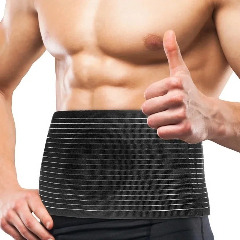 Umbilical Hernia Belt Abdominal Support Binder Compression Belt for Men Women