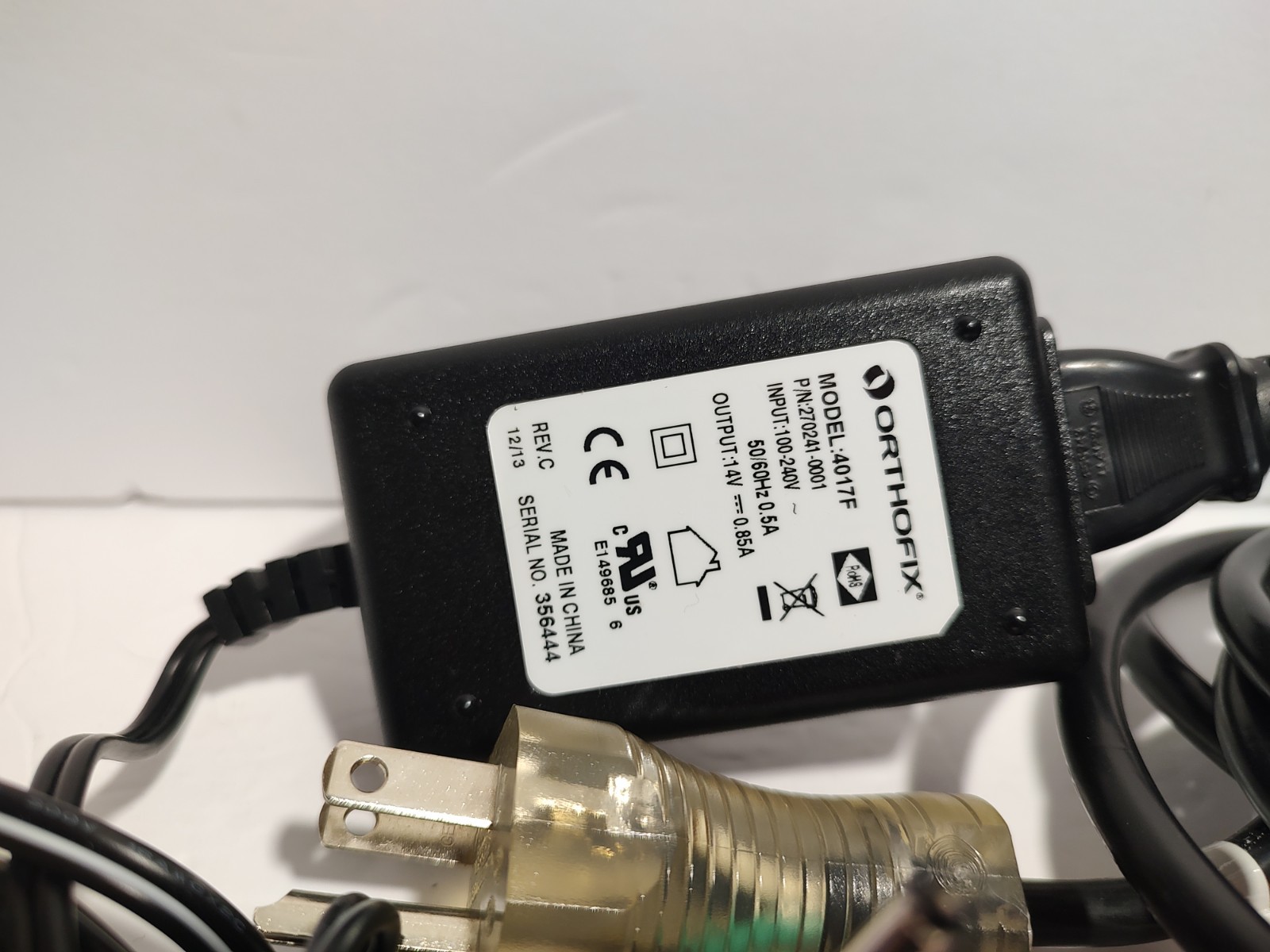 Ortho Fix 4017F Power Supply Spinal-Stim For Model 2212 and 2505 USA Models