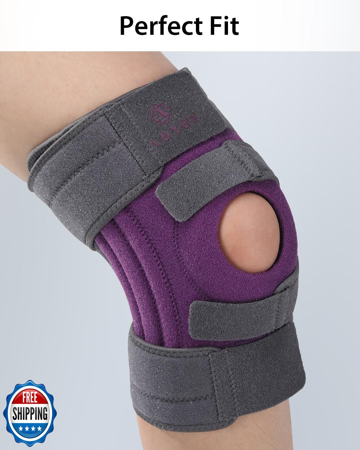 ABYON Knee Brace for Women and Men Meniscus Tear, ACL, Arthritis, Knee Suppor