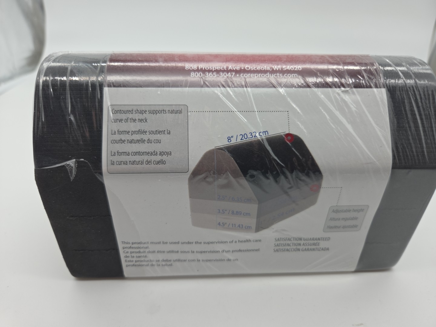 Apex Cervical Orthosis Wedge – Standard Foam Block Core Products NEW #4996