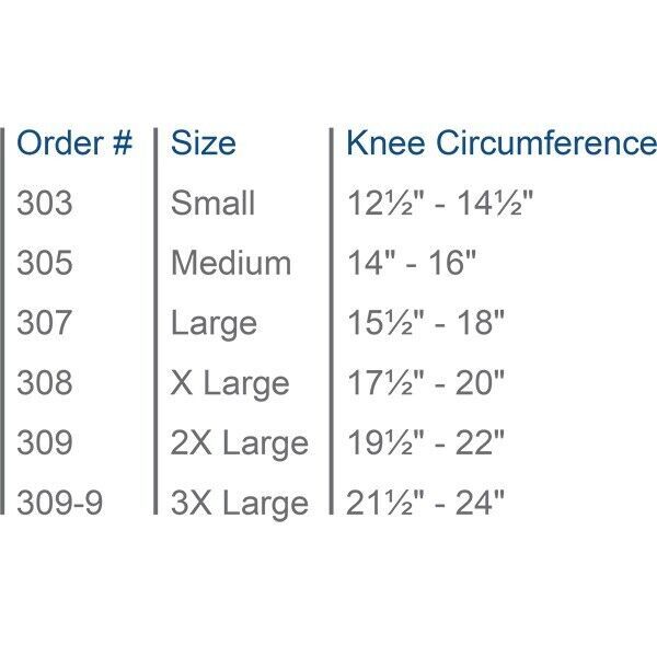 SM Advanced Ortho Sport Knee Sleeve Support Neoprene Medium 14-16″ Black #305
