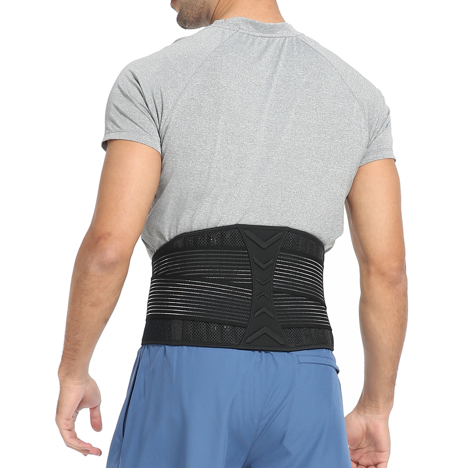 Unisex Lower Back Lumbar Support Belt Breathable Waist Brace for Pain Relief