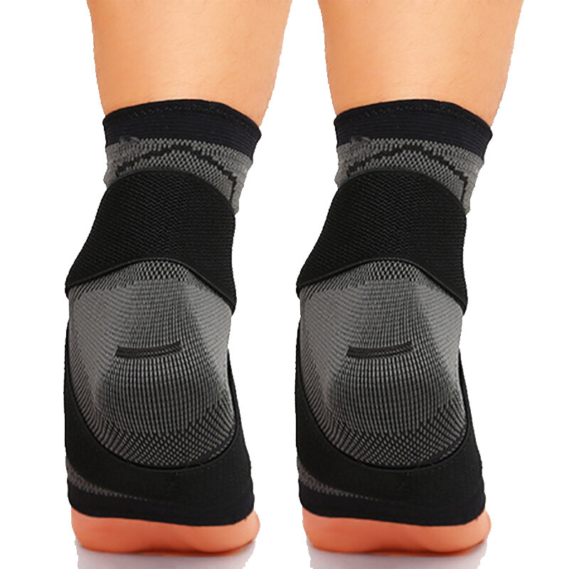 Ankle Support Brace Compression Sleeve Tendon Foot Plantar Fasciitis Relief Pain