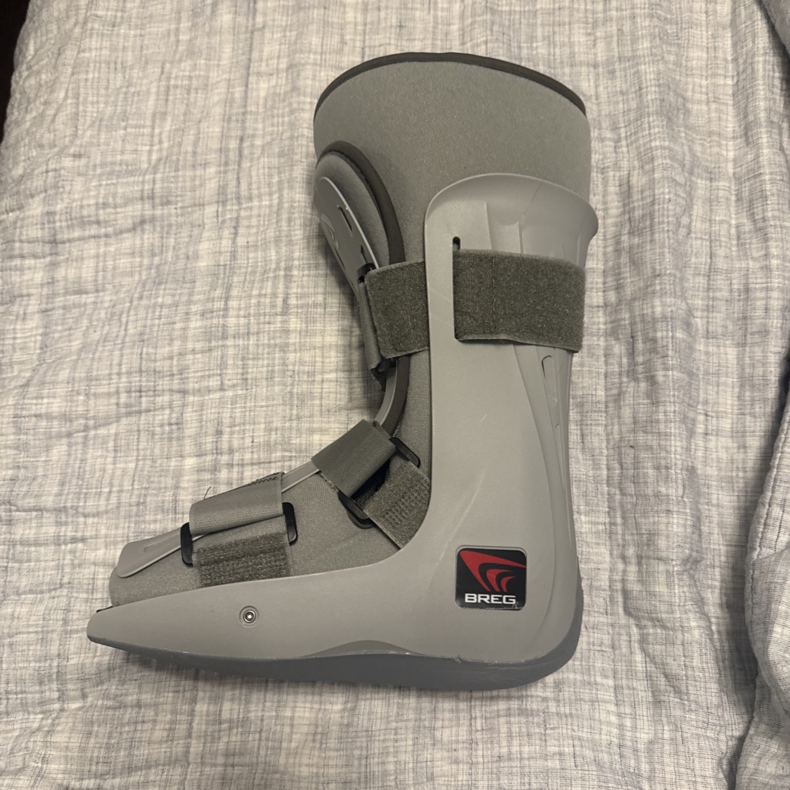 Breg Air Pump Ankle Medical Boot Walking Cast Foot Injury Brace – Size Large