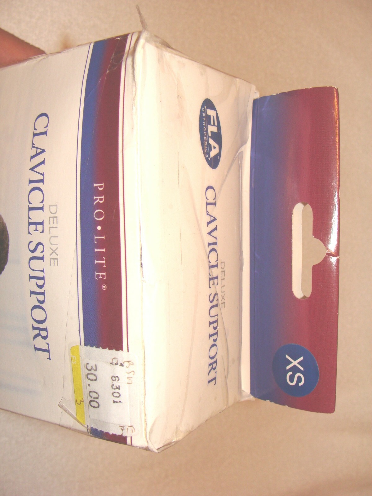 FLA Orthpedics Deluxe Clavicle Support XSmall New old Stock