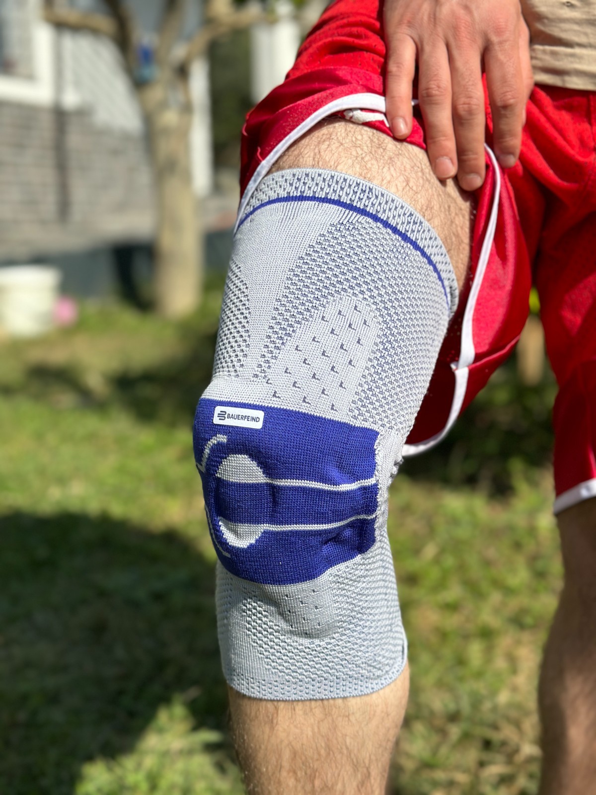 Bauerfeind GenuTrain A3 Size 2 Right Advanced Knee Joint Brace Support Patella