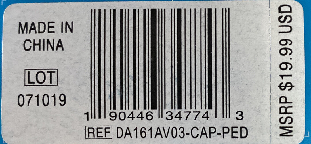 2-DONJOY ADVANTAGE MODERATE FIGURE 8 ANKLE SUPPORT – PEDIATRIC – CAPT. AMERICA