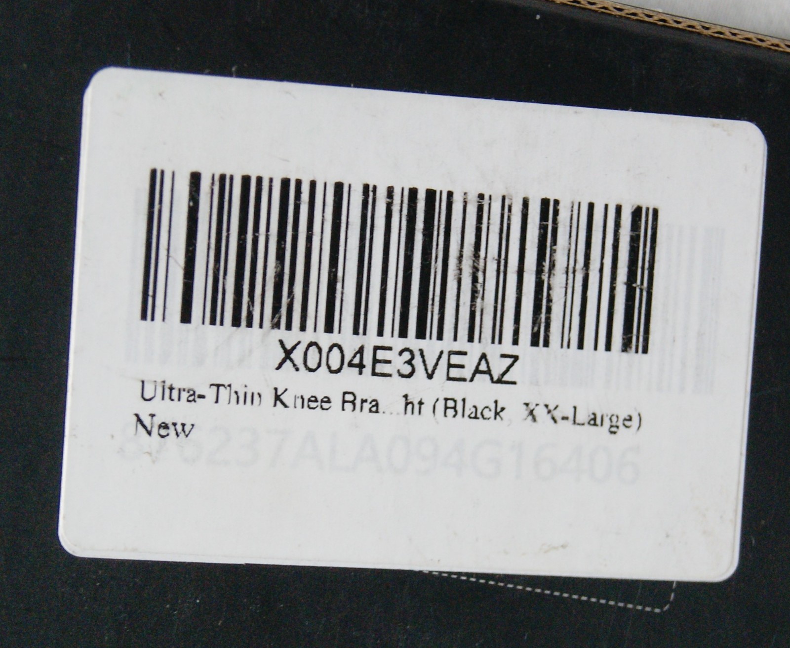 lot of 3 soloever ultra thin knee brace 2XL XXL black hook & loop closure
