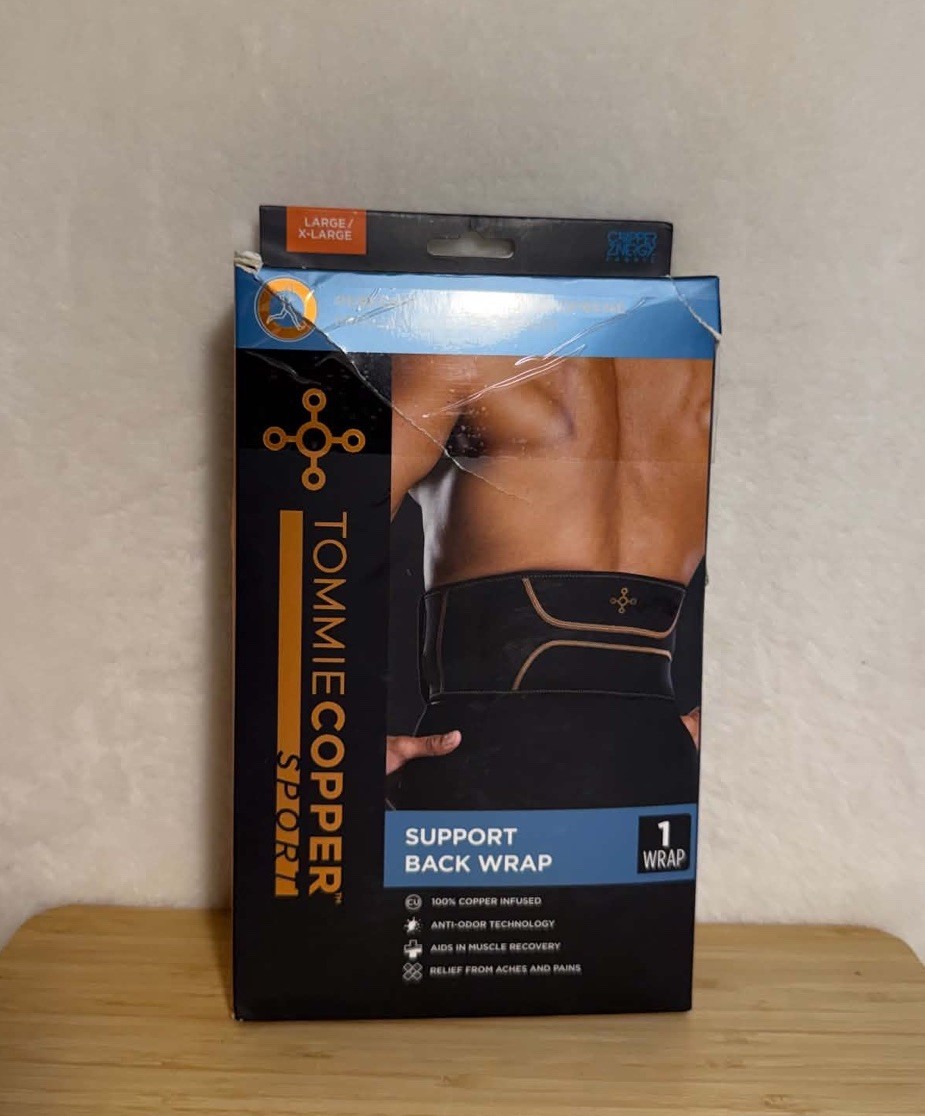Tommie Copper Sport Comfort Back Brace L/XL Support Wrap