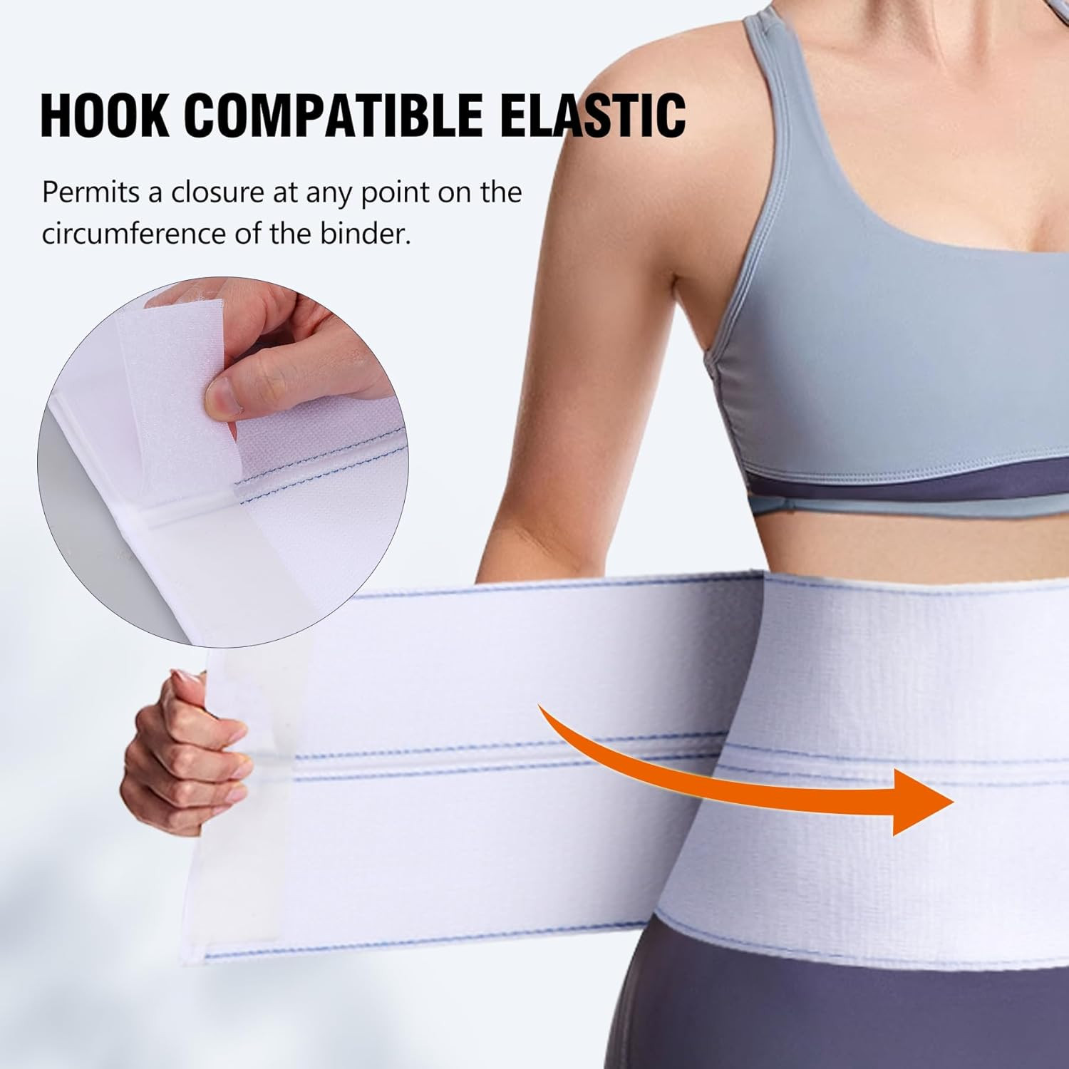 Elastic Universal Post Surgery Abdominal Binder Lower Waist Support Belt Medium