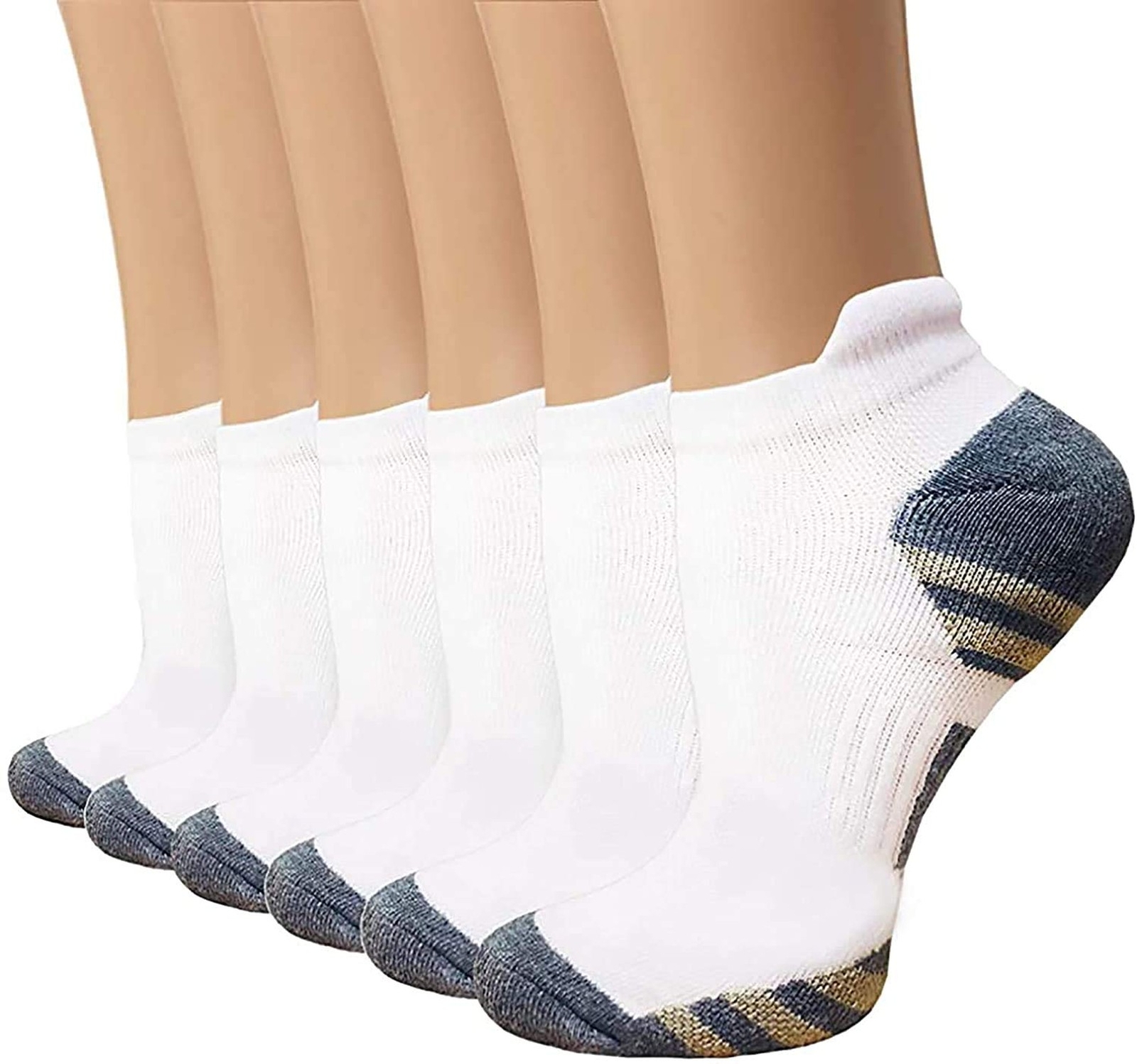 Copper Compression Socks Women and Men 6 Pairs – Circulation Arch Support Pla…
