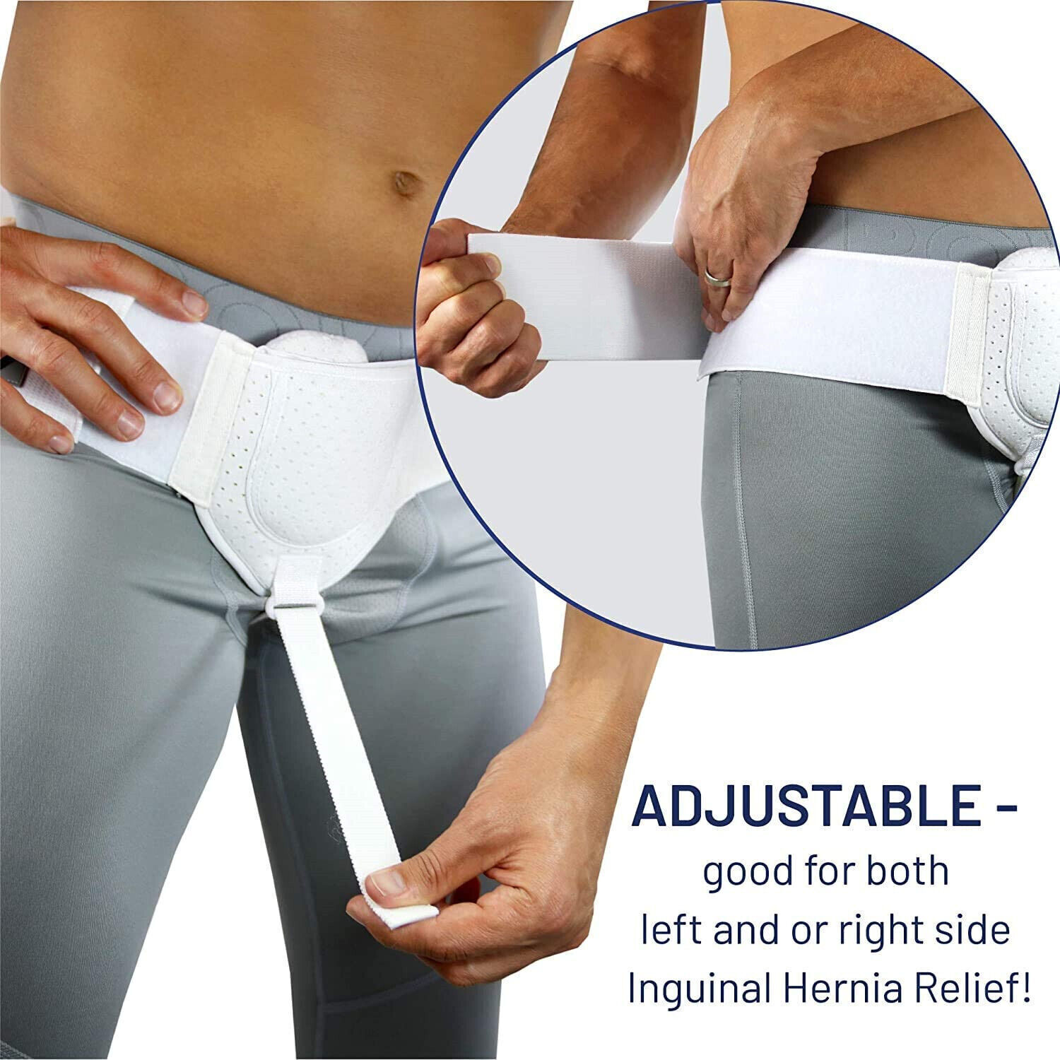 Men Hernia Support Guard Brace Belt Post Surgery Truss Inguinal Groin Hernias US