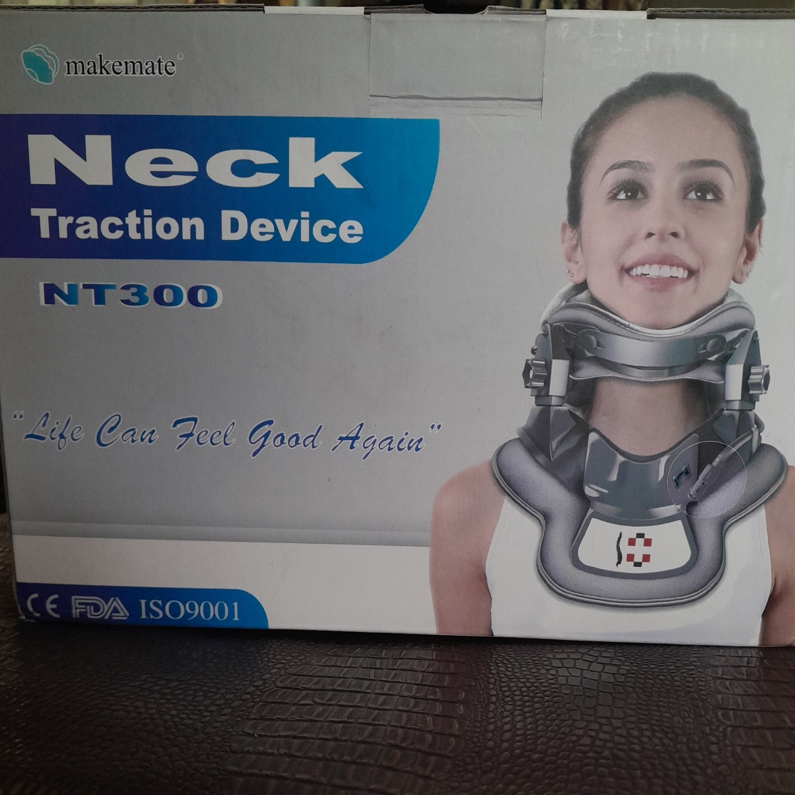 Cervical Neck Air Traction Collar & Stretcher- Neck and Shoulder Pain Relief