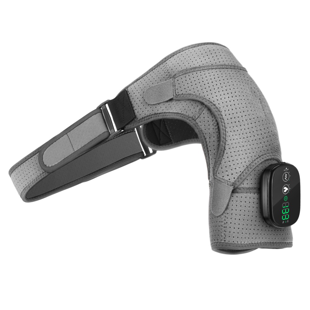 1-4x Electric Heated Shoulder Joint Brace Support Vibration Relief Pain Massager