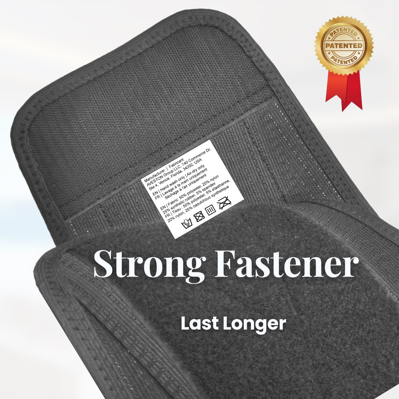 AVESTON Back Brace Lower Back Pain Relief Belt Lumbar Pad Support Lightweight
