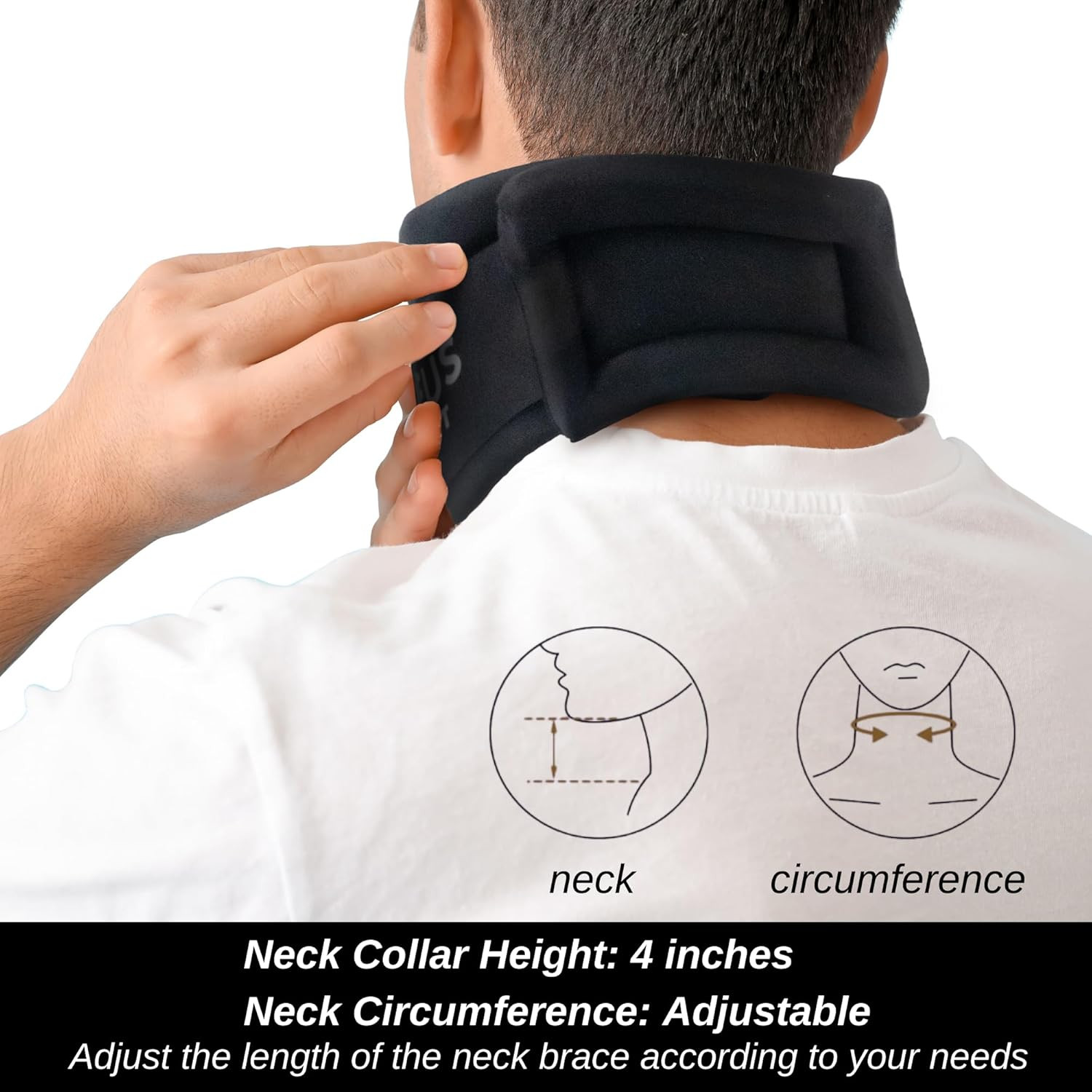 Neck Brace for Sleeping – Keep Mouth Closed during Sleep, Chin Strap for Sleepin