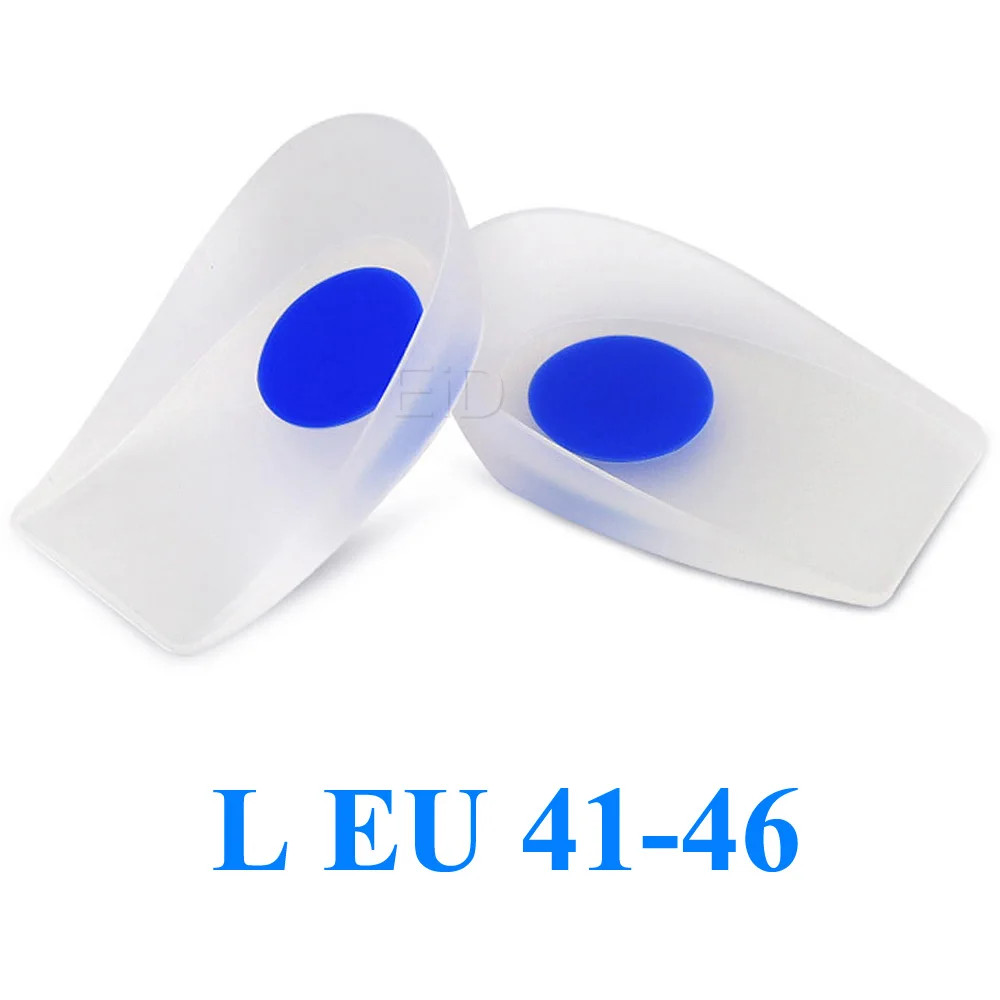 Silicone Gel Heel Pad for Plantar Fasciitis Pain Relief Shock Absorption Foot Ca