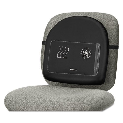 Fellowes Heat and Soothe Back Support Black (9190001)