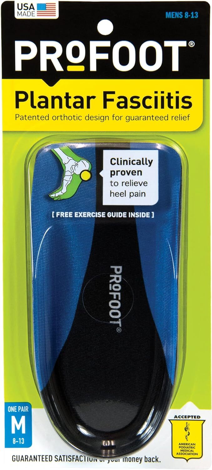 Plantillas Ortopedicas Para Fascitis Plantar Y Dolor De Talon, Hombres 8-13, 1