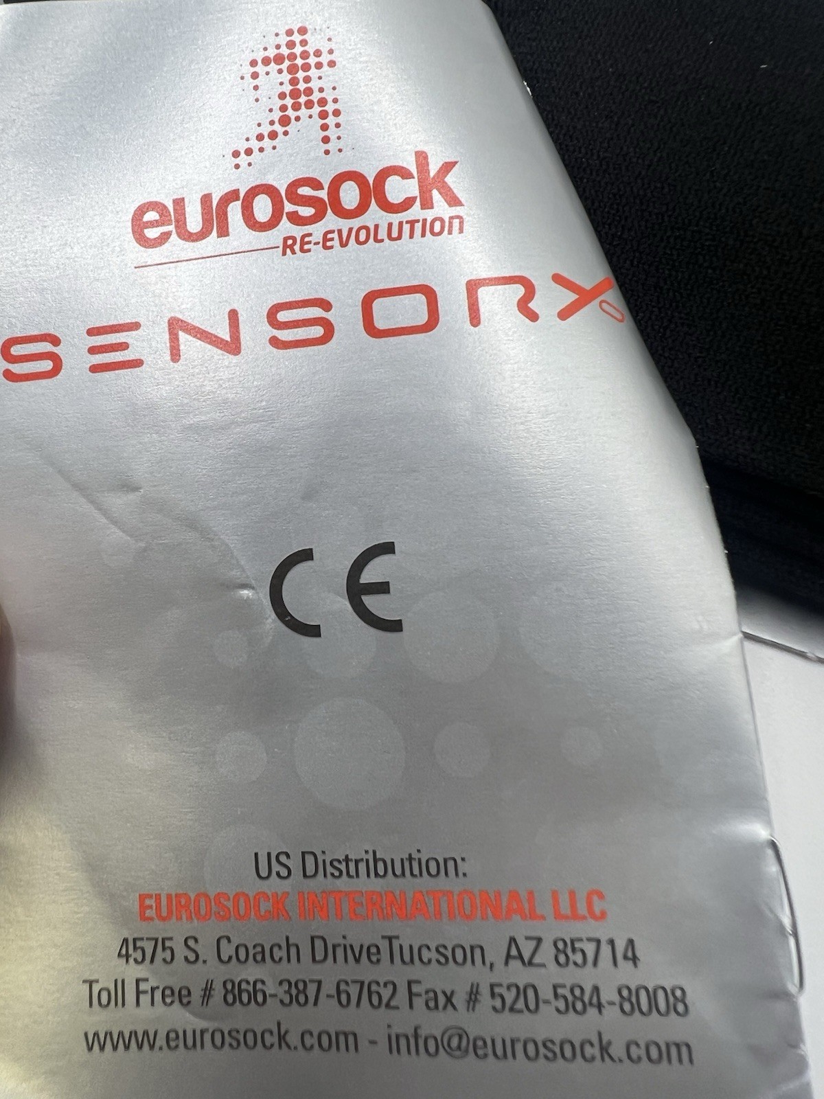 eurosock SENSORX Ankle Support Proprioceptive Control Over The Calf Large